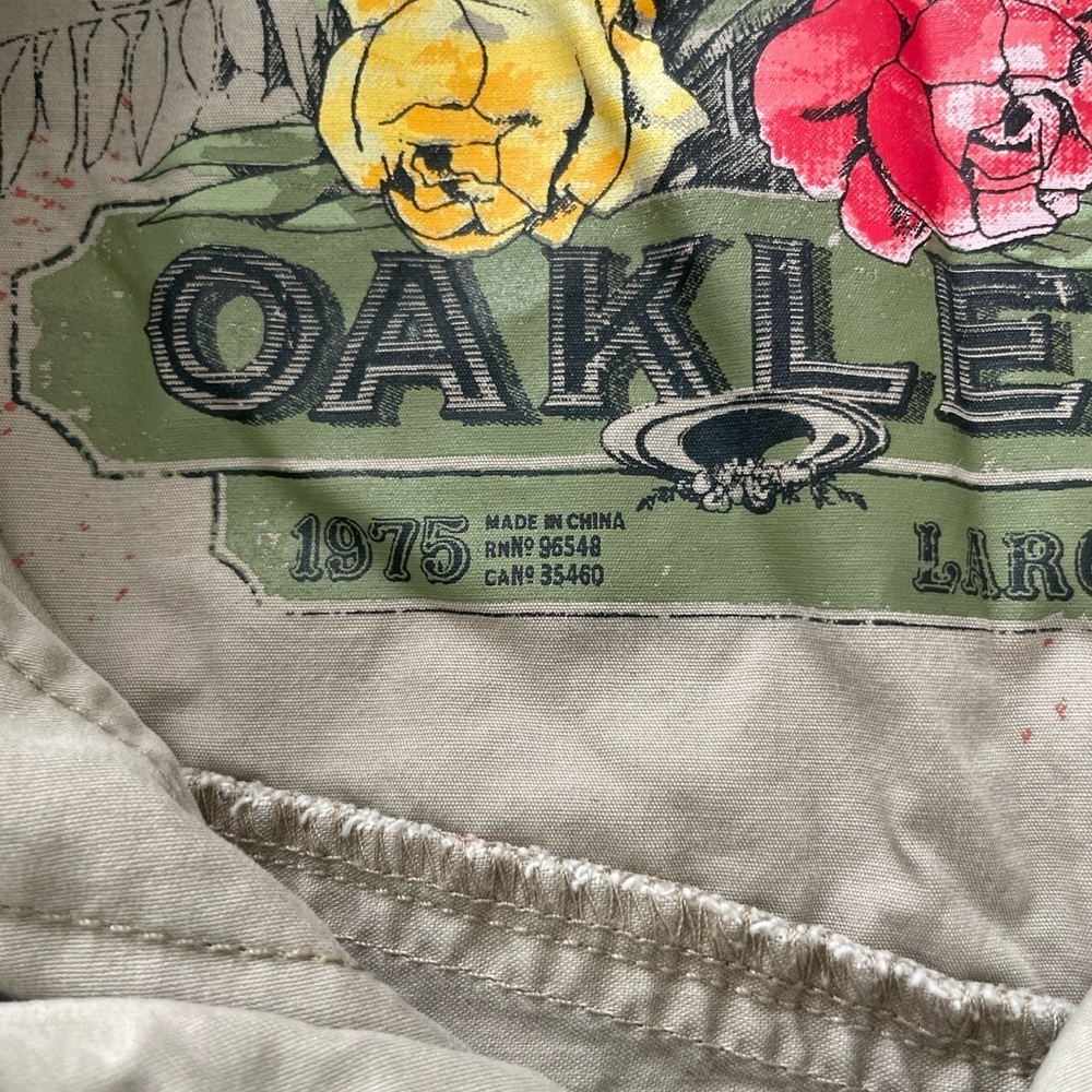 OAKLEY Utility Jacket Style Y2K Gorpcore  Tan Women Size Large Vintage